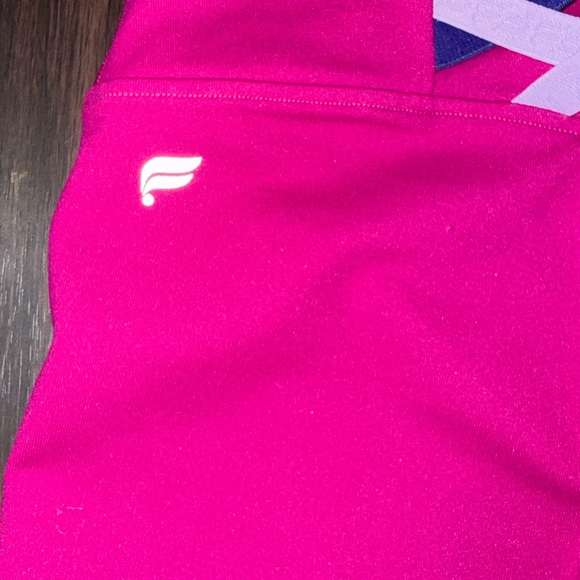 Fabletics Vibrant Pink Leggings - Picture 4 of 5